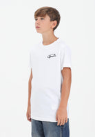 DIESEL T-shirt a manica corta bianca per donna, ragazzi e bambini con logo Diesel J025260CATM K100 DIESEL 