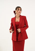 PATRIZIA PEPE Giacca doppiopetto rossa da donna 8S0554A6F5 R862 PATRIZIA PEPE 