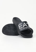 EA7 Ciabatte nere da uomo con logo 7X000108AF15118 UC001 EA7 