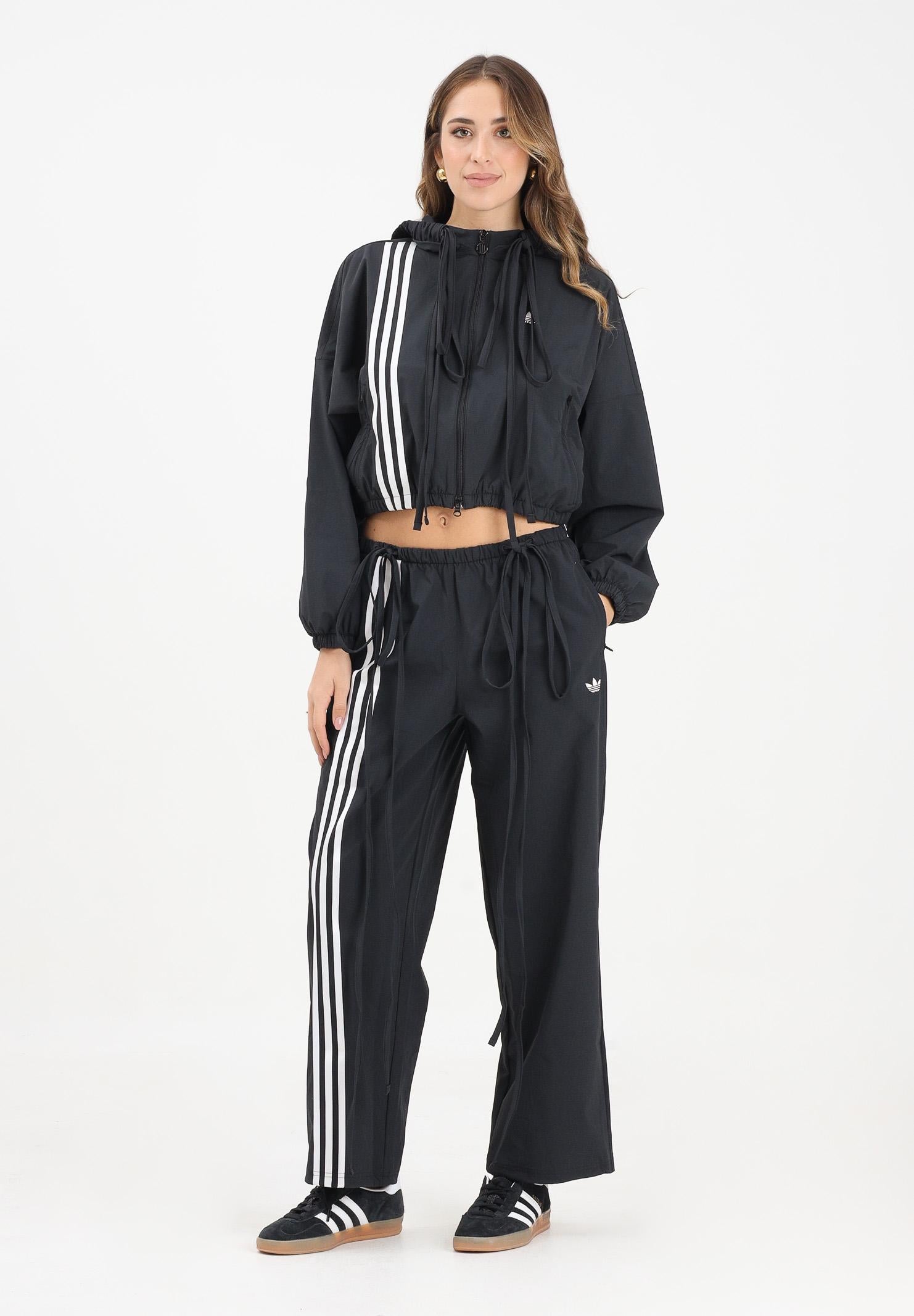ADIDAS ORIGINALS Pantalone sportivo Ribbon Parachute nero da donna JV9727  ADIDAS ORIGINALS 