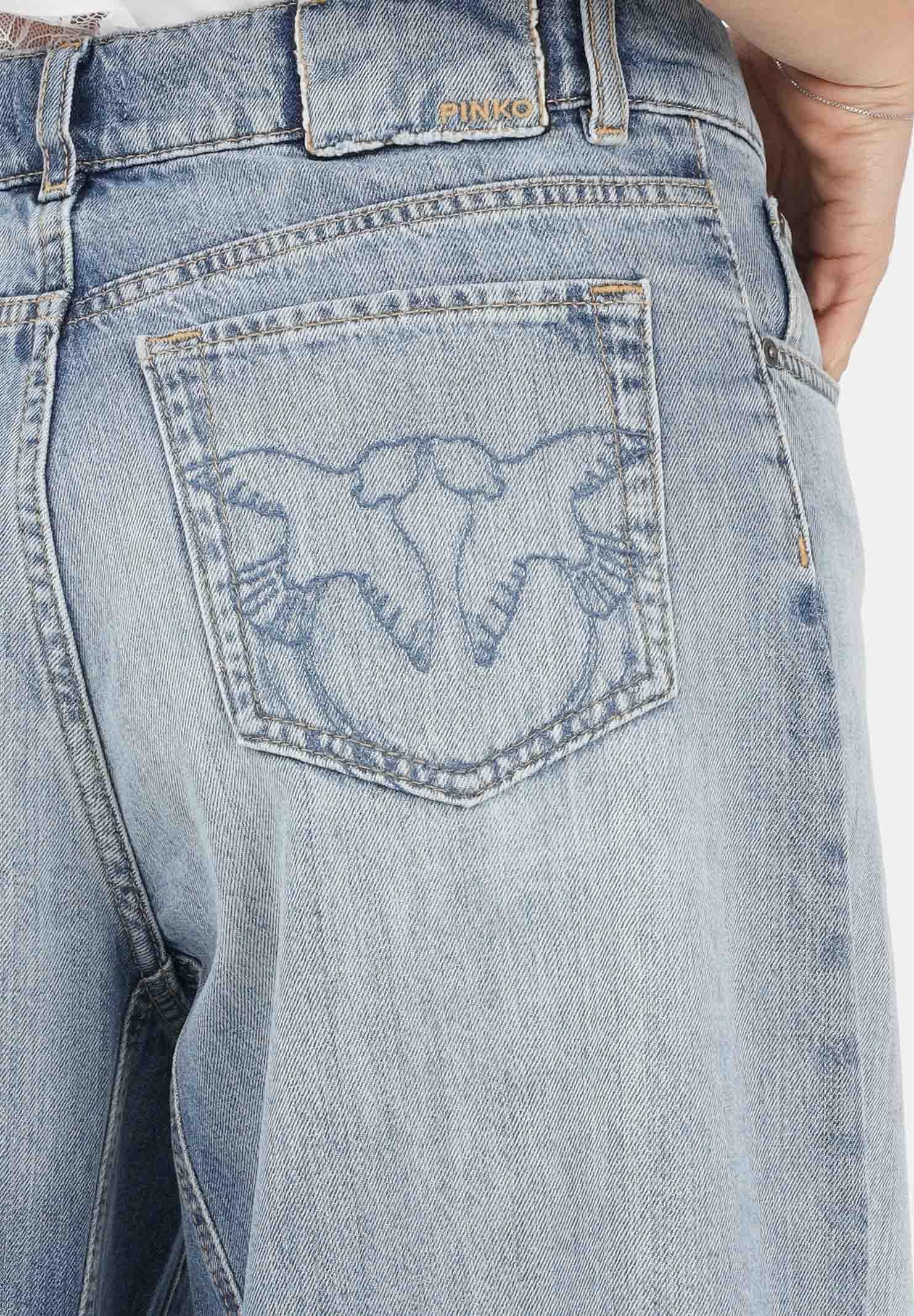 PINKO Jeans WINONA in denim medio da donna 106228A323 PJO PINKO 