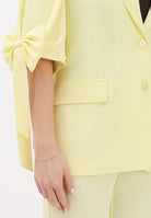 VICOLO Giacca monopetto gialla da donna con fiocchi TAB0244 ABU20 VICOLO 