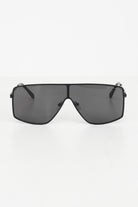 Occhiali da sole neri per uomo e donna dal design futuristico 25041 01 CRISTIAN LEROY 