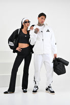 ADIDAS PERFORMANCE Felpa con zip Future Icons 3-Stripes nera da donna JE0171  ADIDAS PERFORMANCE 