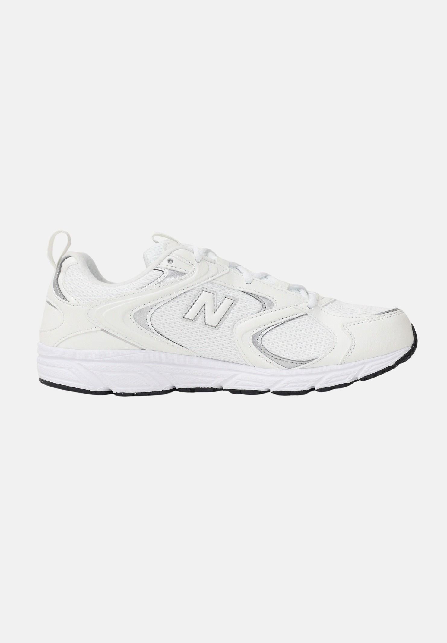 NEW BALANCE Sneakers 408 bianche e argento da uomo ML408W . NEW BALANCE 