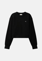 CALVIN KLEIN JEANS Felpa French Terry Woven L black nero, colore basico nero, donna. LV047C911G UB1 CALVIN KLEIN JEANS 