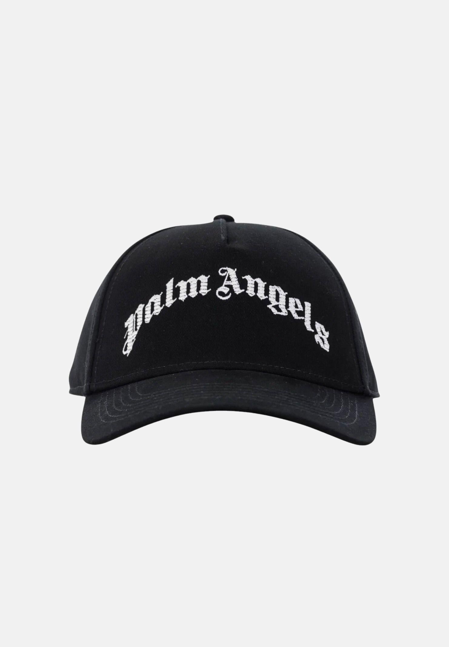 PALM ANGELS Cappello con visiera nero per uomo e donna con logo BL00COZ0971 1 PALM ANGELS 
