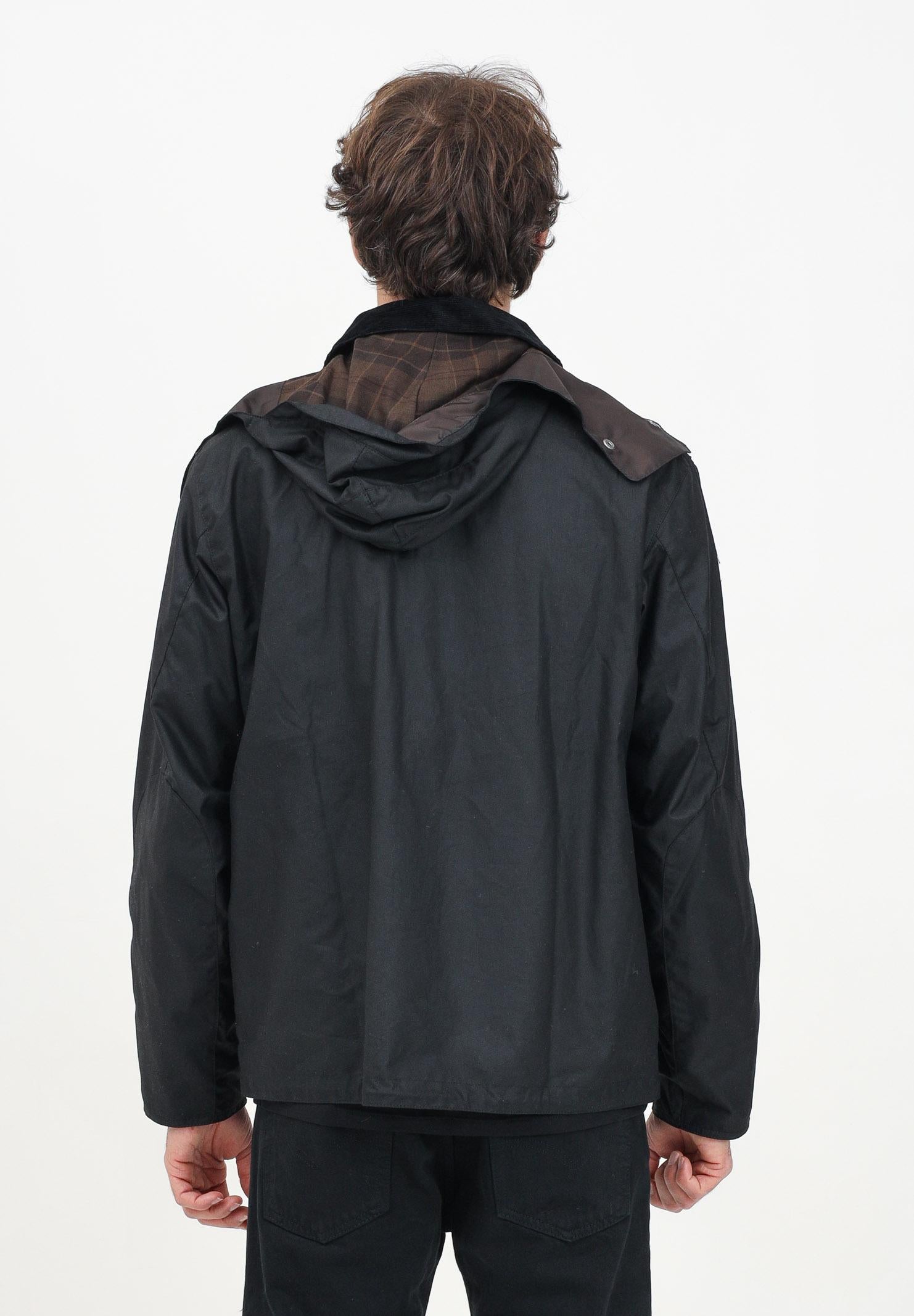 Giubbotto Re-Engineered Spey nero da uomo 242-MWX2341MWX BK11 BARBOUR 