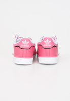 Sneakers SUPERSTAR C bambina bianche e rosa IE0857  ADIDAS ORIGINALS 