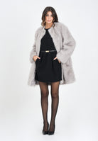 MAX MARA Pelliccia grigia da donna 2526456012600 001 MAX MARA 