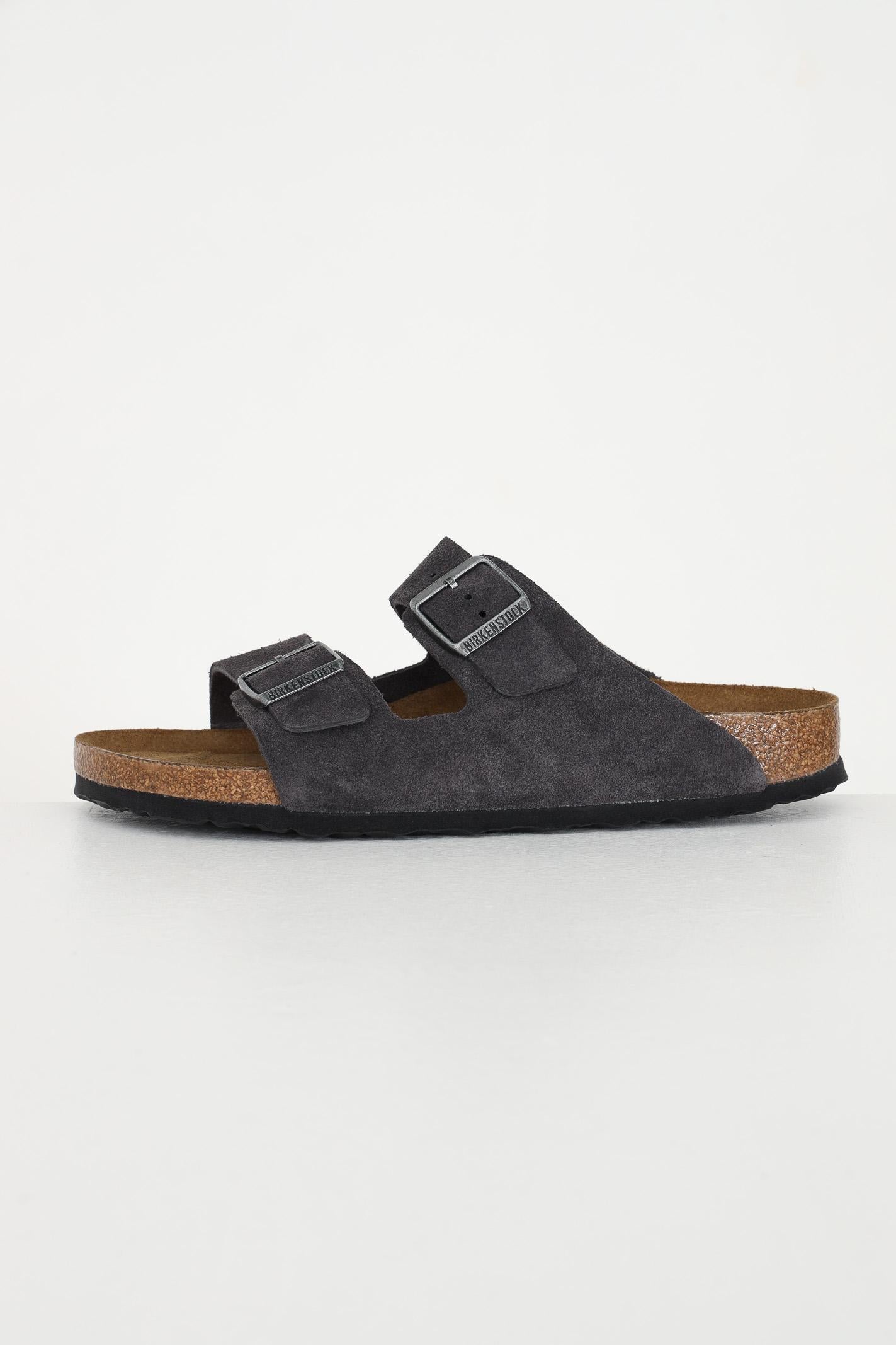 BIRKENSTOCK Ciabatte Arizona grigie da uomo 552323 . BIRKENSTOCK 
