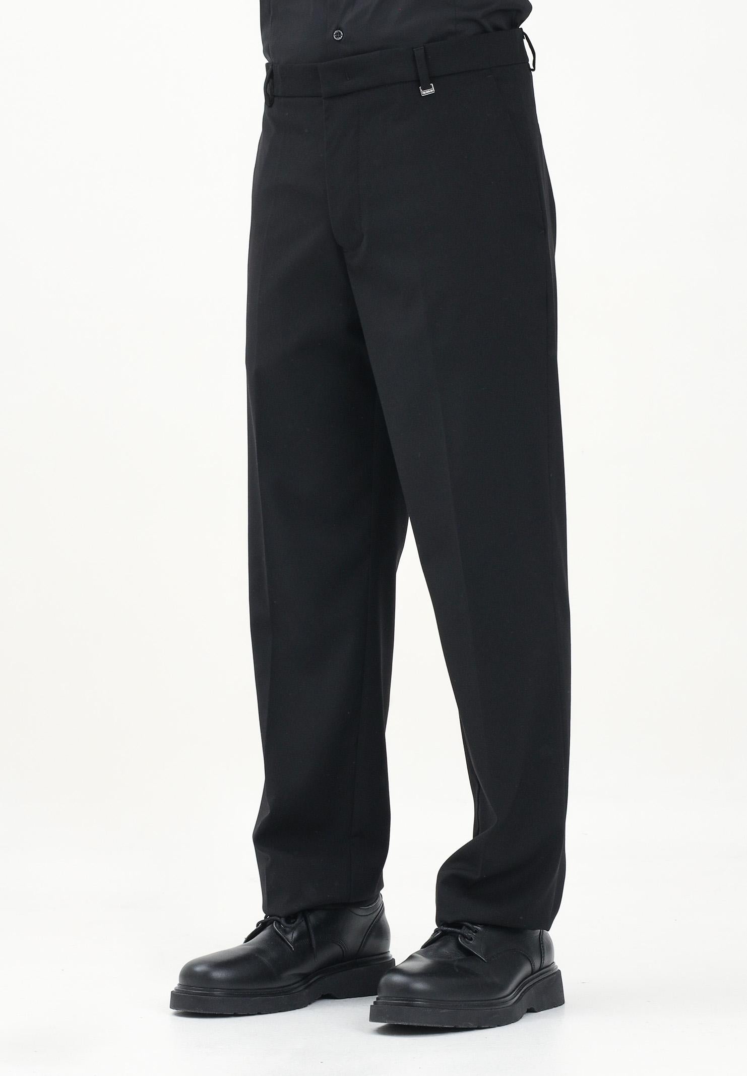 I'M BRIAN Pantalone elegante nero da uomo con vestibilità ampia PA3267 009 I'M BRIAN 