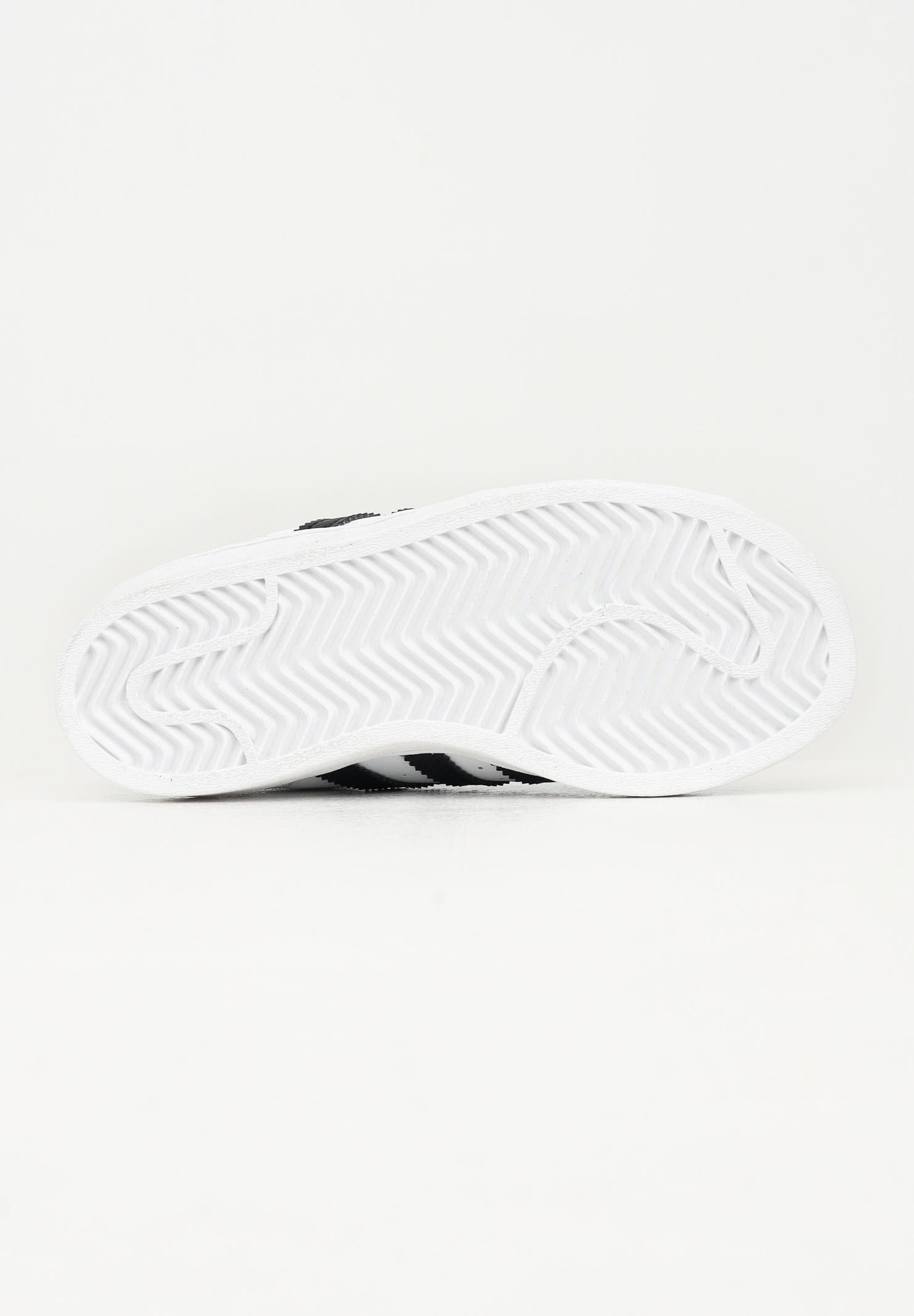 ADIDAS ORIGINALS Sneakers SUPERSTAR bianche per bambino e bambina FU7714 . ADIDAS ORIGINALS 