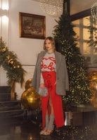 SANTAS Cappotto corto LUMIÈRE grigio da donna PV2620 GR SANTAS 