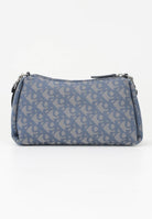 CALVIN KLEIN Borsa a spalla blu indaco da donna in tessuto jacquard con stampa monogram LV04K3142G ZYX CALVIN KLEIN 