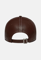 NEW ERA Cappello con visiera 9FORTY New York Yankees MLB Topstitch in ecopelle marrone per uomo e donna 60691325  NEW ERA 