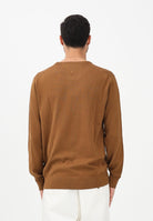 TOMMY HILFIGER Maglioncino girocollo khaki da uomo con logo MW0MW39999 GWP TOMMY HILFIGER 