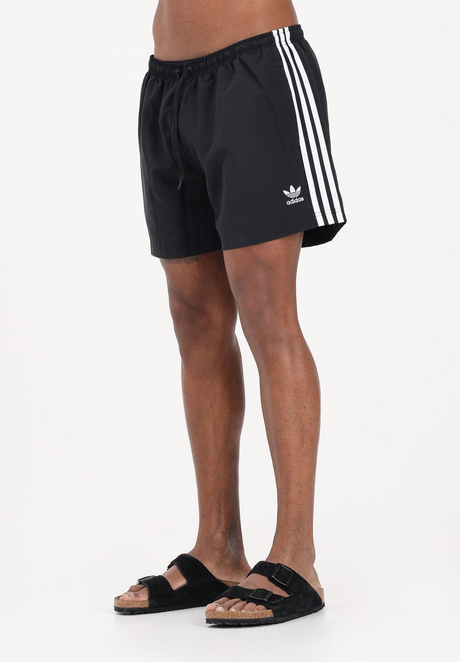 ADIDAS ORIGINALS Shorts mare Adicolor 3-Stripes nero da uomo JD0957 . ADIDAS ORIGINALS 
