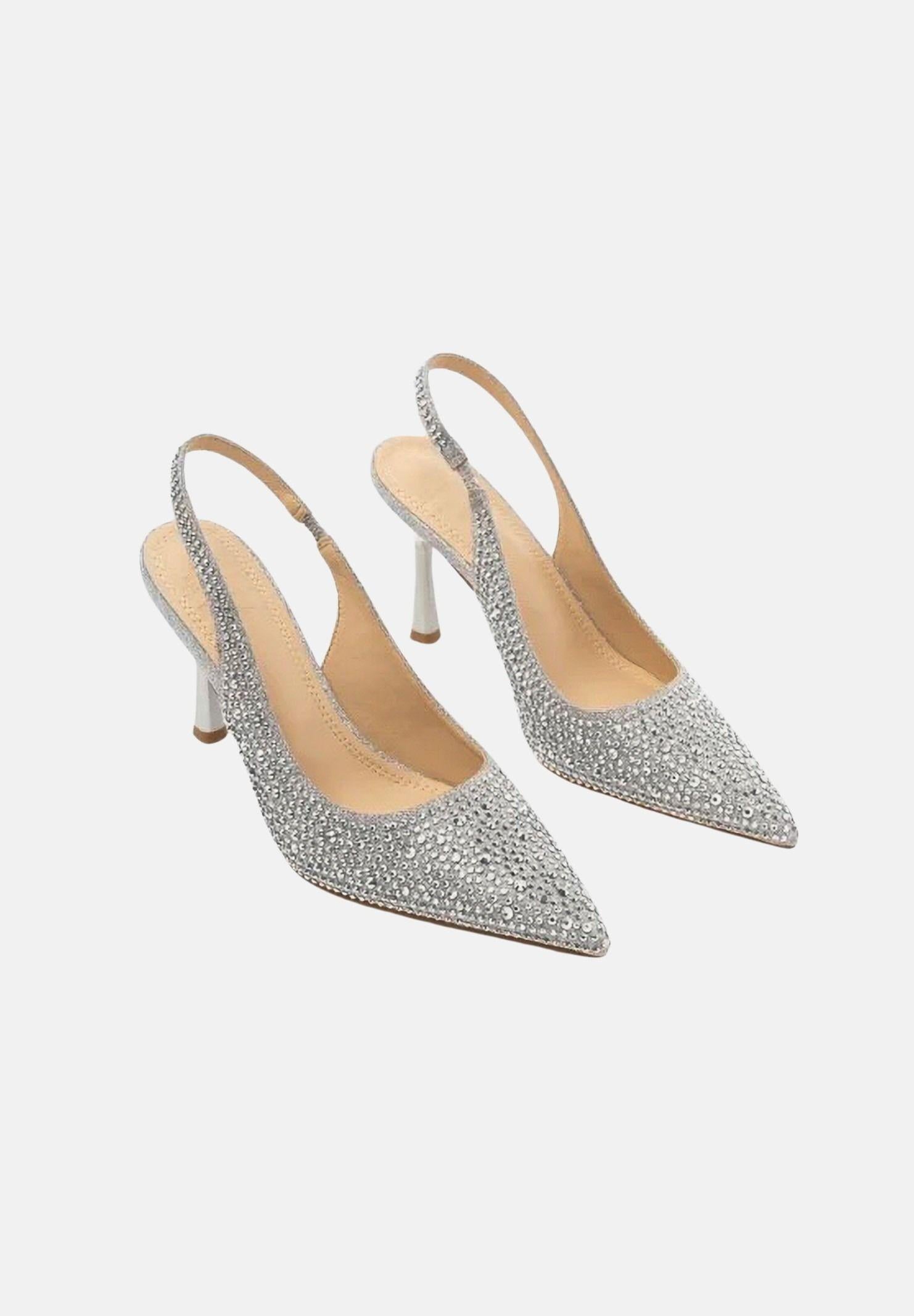 TWENTY FOURHAITCH Slingback Eindhoven argento da donna SH376ARG62P AR TWENTY FOURHAITCH 