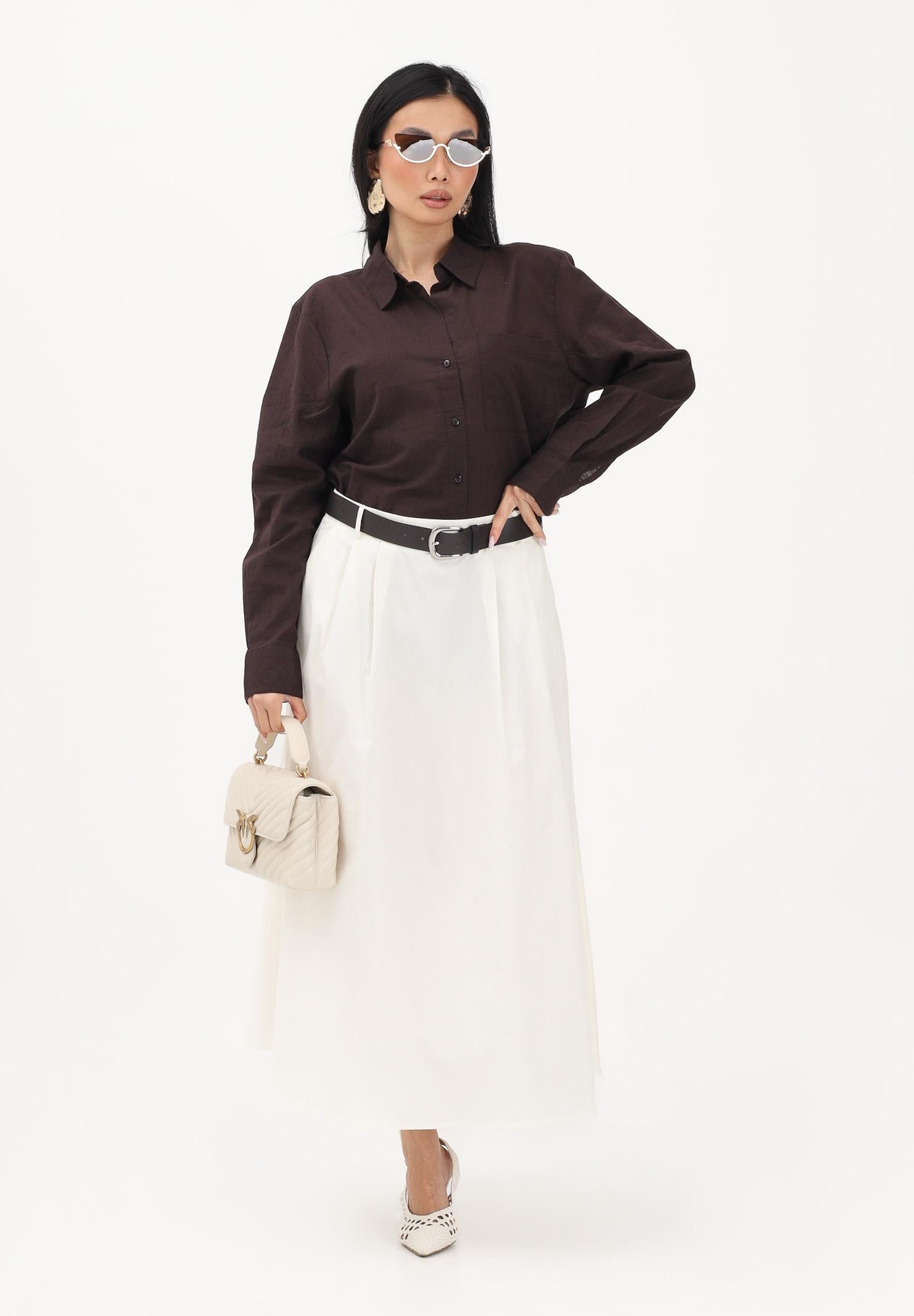 JDY Camicia a manica lunga marrone da donna 15351414 CHTO JDY 
