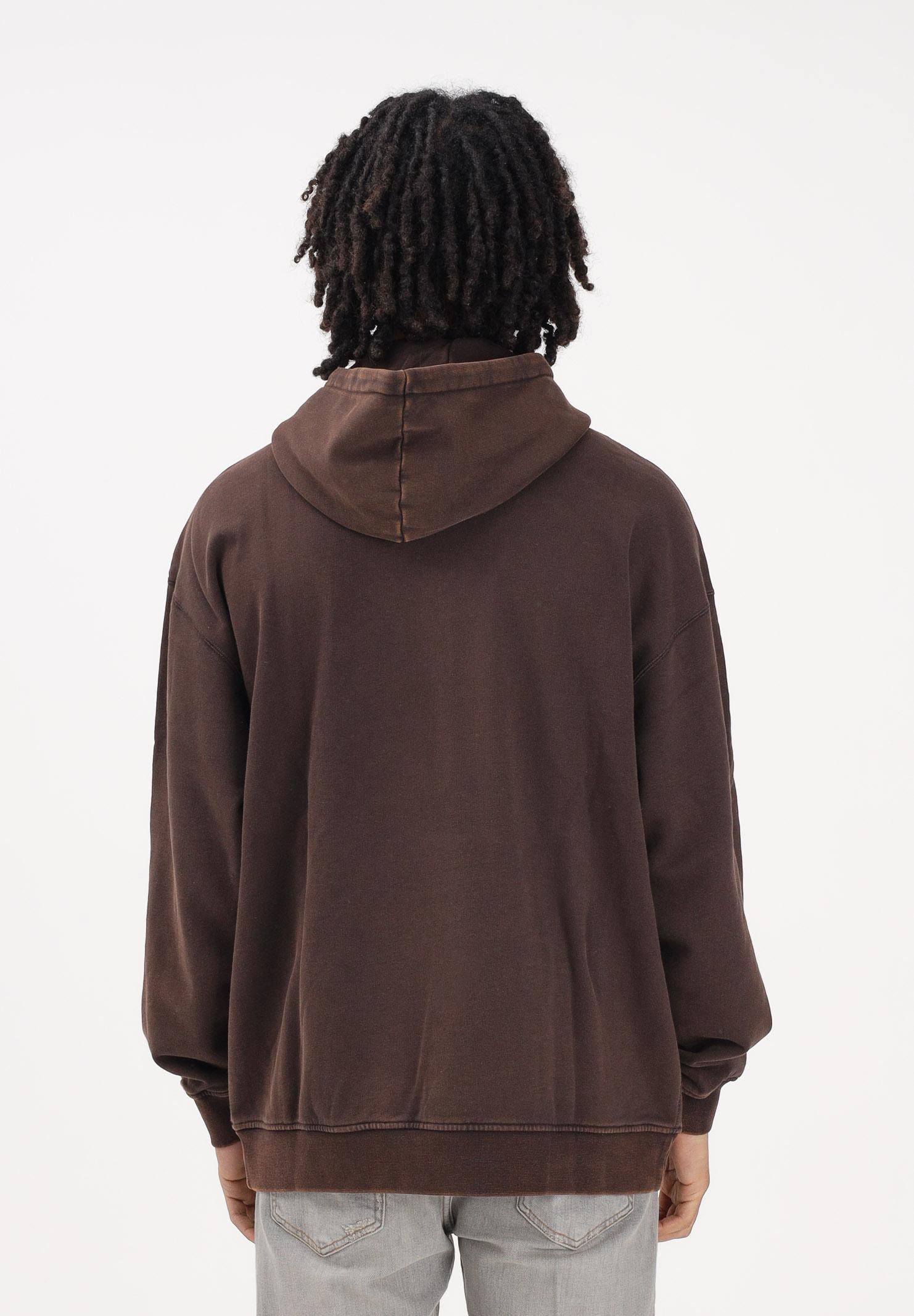 ADIDAS ORIGINALS Felpa con cappuccio Premium Essentials Retro Washed marrone da uomo KD2858 . ADIDAS ORIGINALS 