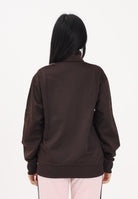 ADIDAS ORIGINALS Felpa con zip Firebird Loose marrone e rosa da donna KD1331 . ADIDAS ORIGINALS 