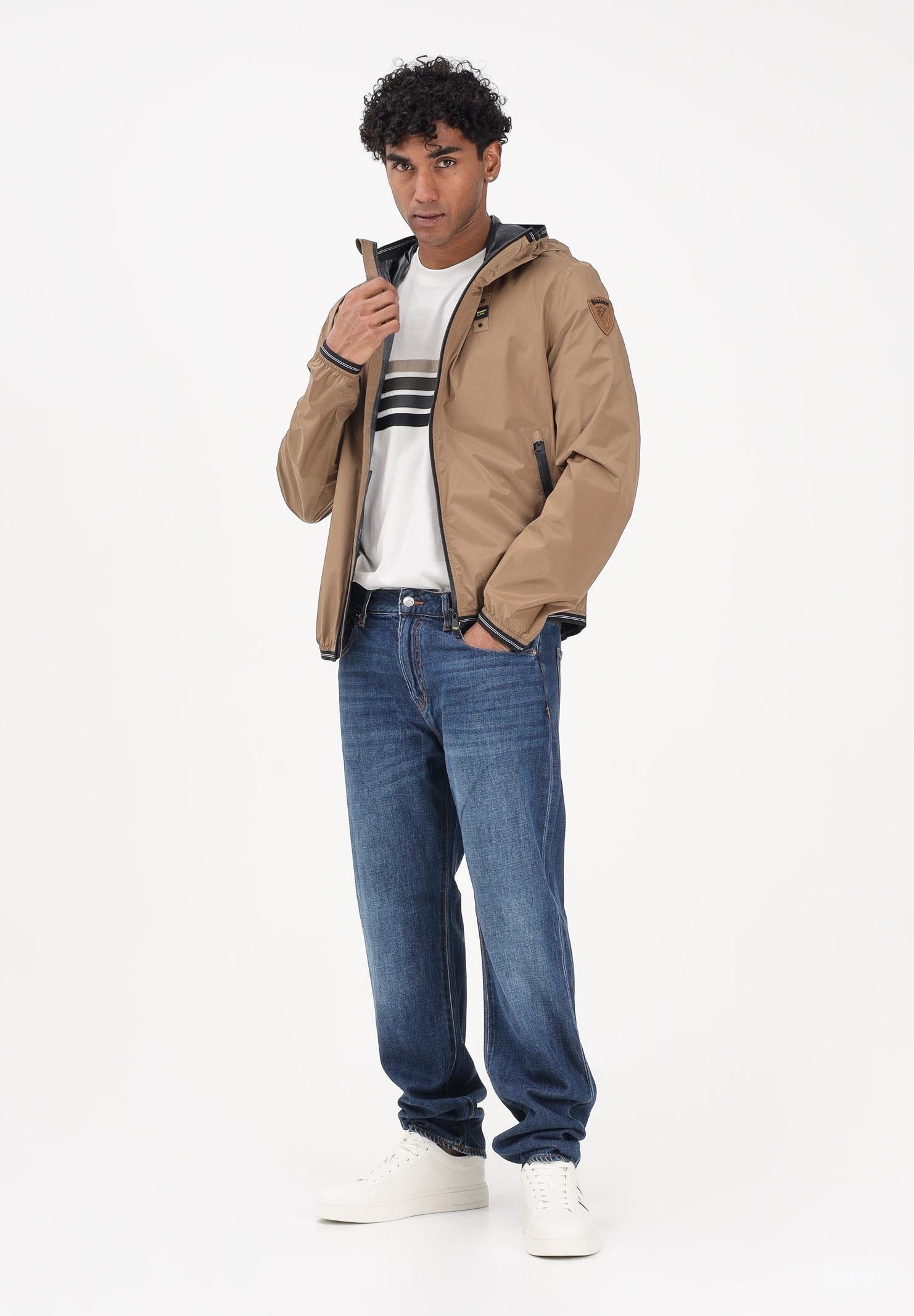 BLAUER Giacca a vento FARRIN nocciola da uomo 26SBLUC11018-007110 340 BLAUER 