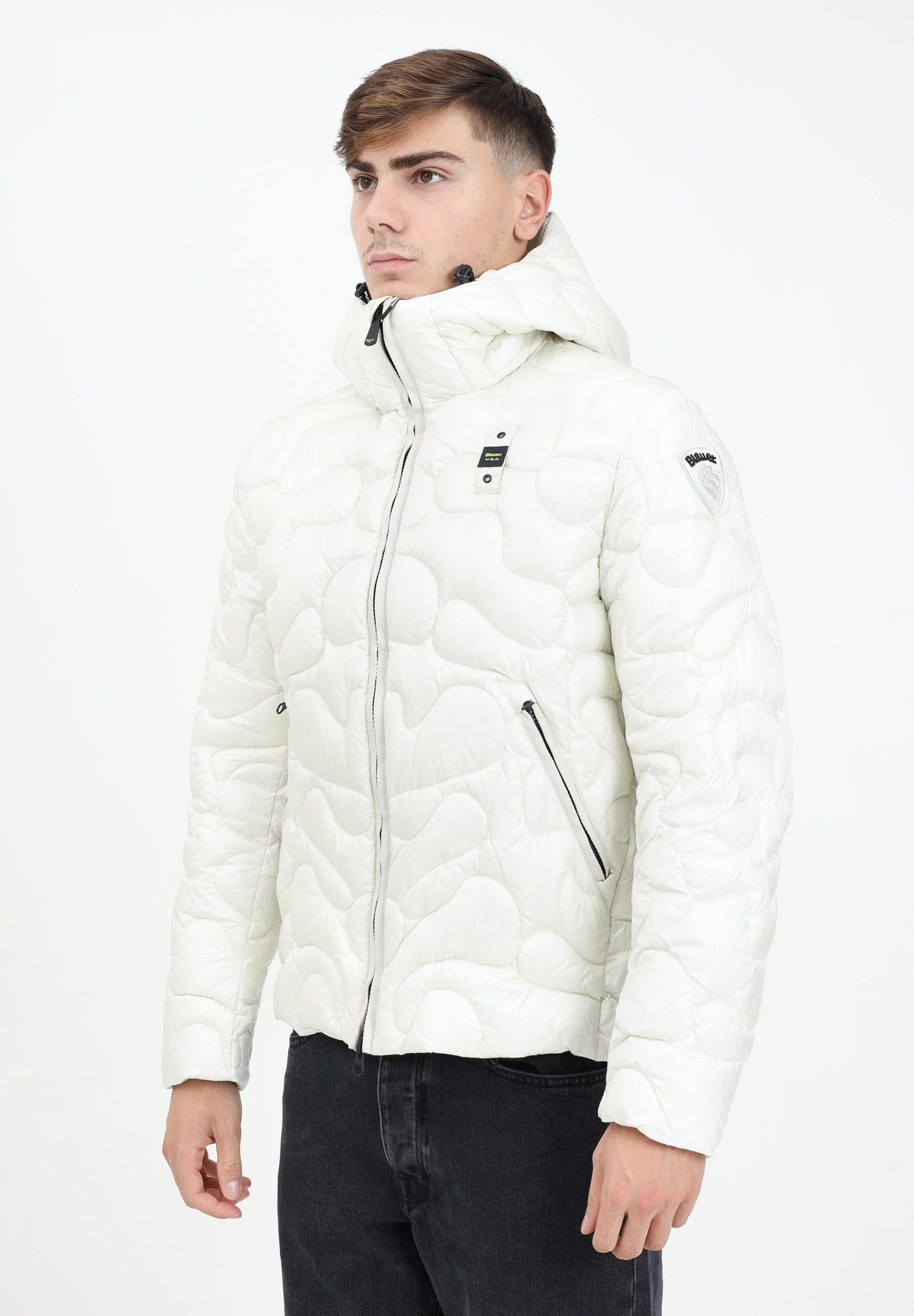 Piumino HAMLET bianco da uomo 24WBLUC02010-006943 129 BLAUER 