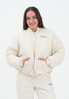 NEW BALANCE Bomber panna da donna con stampa logo WJ53500LIN  NEW BALANCE 