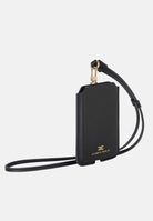 ELISABETTA FRANCHI Porta cellulare medio nero da donna con logo KE58A56E2 110 ELISABETTA FRANCHI 