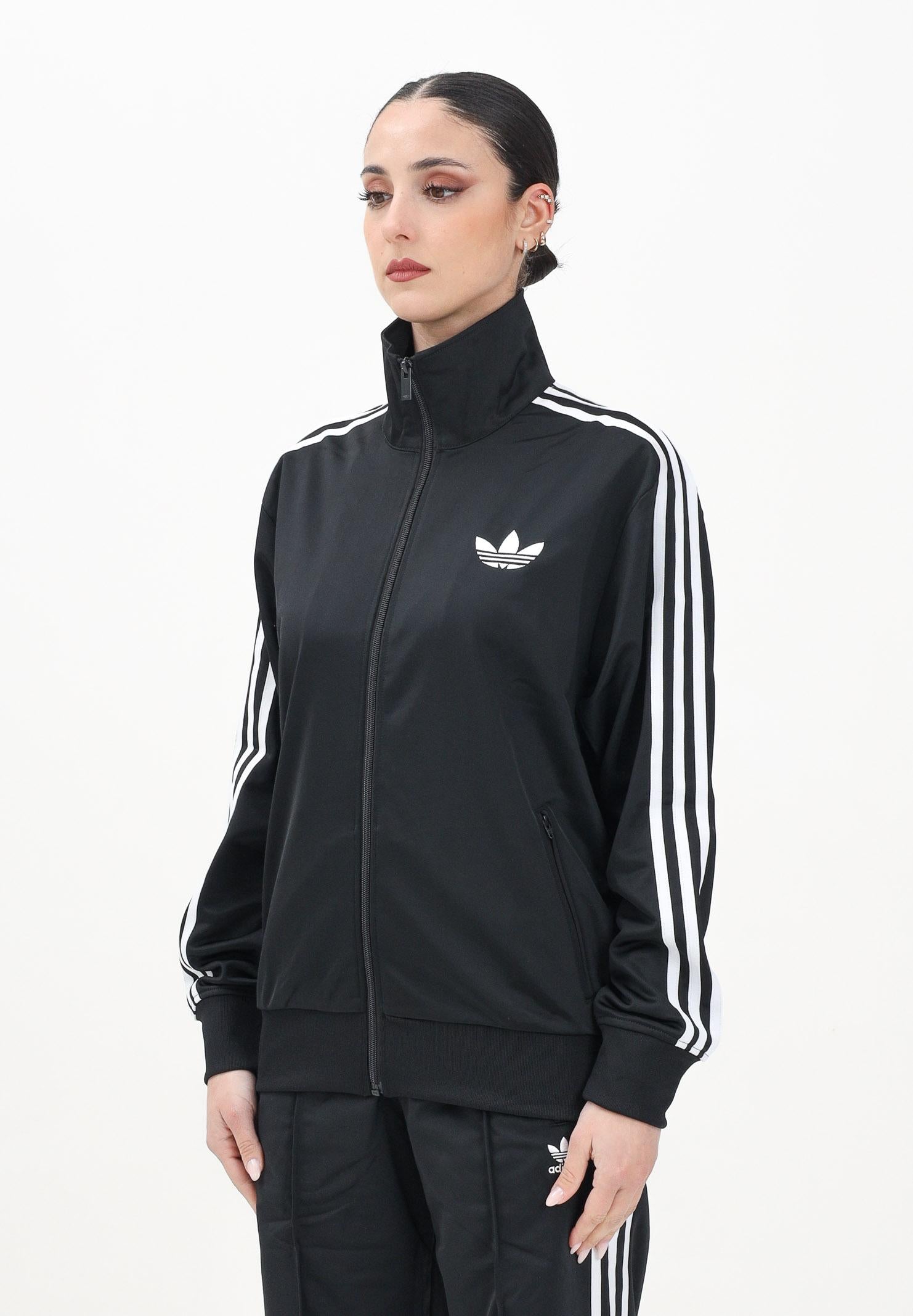 ADIDAS ORIGINALS Felpa con zip Adicolor Classic Firebird Loose nera da donna JC8251  ADIDAS ORIGINALS 