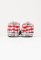 CONVERSE Scarpe da culla Chuck Taylor All Star Cribster Checkered rosse da neonato A13196C  CONVERSE 