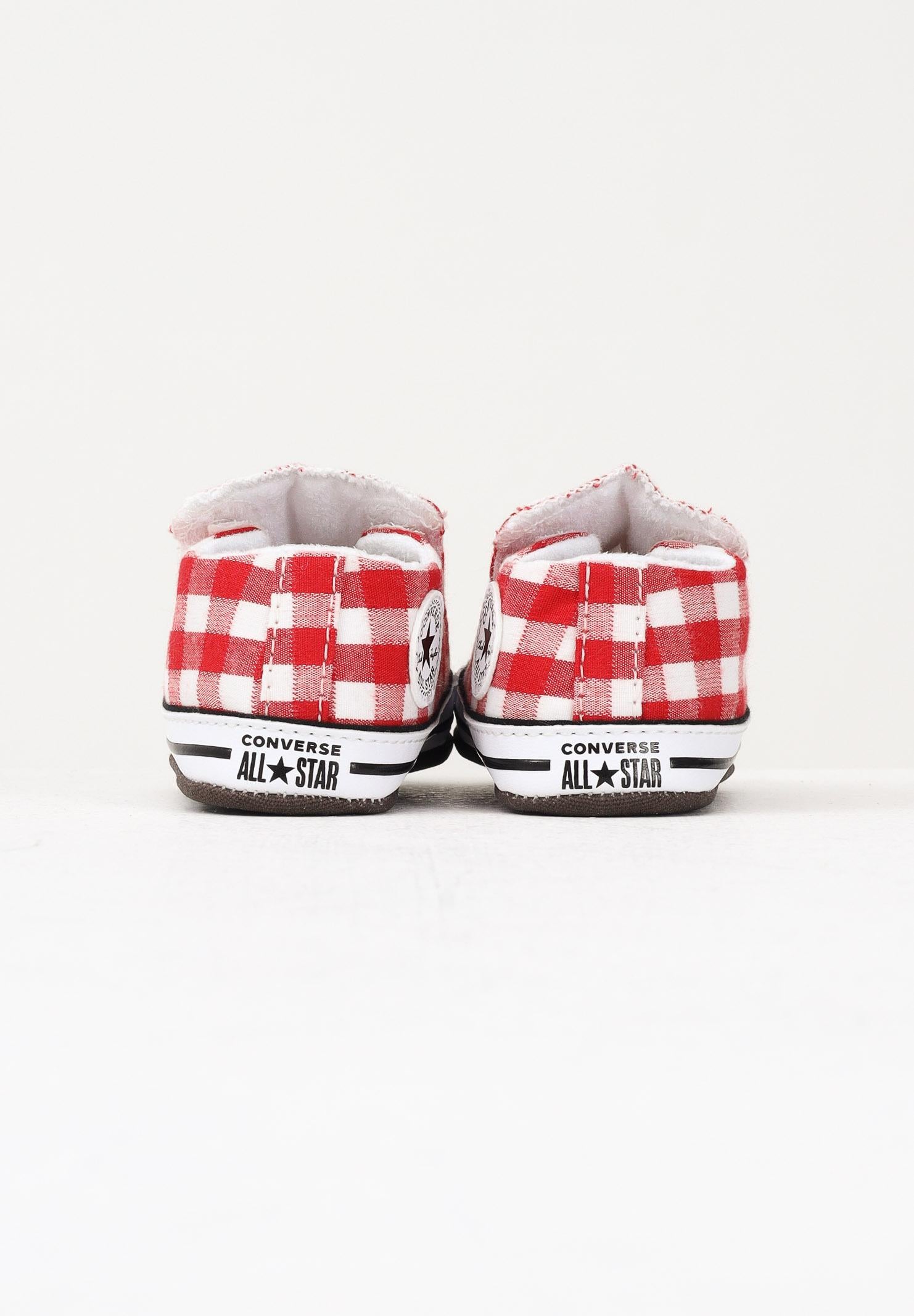 CONVERSE Scarpe da culla Chuck Taylor All Star Cribster Checkered rosse da neonato A13196C  CONVERSE 