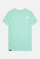 THE NORTH FACE T-shirt a manica corta Simple Dome verde acqua per bambino e bambina NF0A8DRP6EI1  THE NORTH FACE 