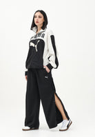 PUMA Pantalone sportivo Wardrobe Ess Relaxed Low-Rise Popper Op nero da donna 629804 01 PUMA 