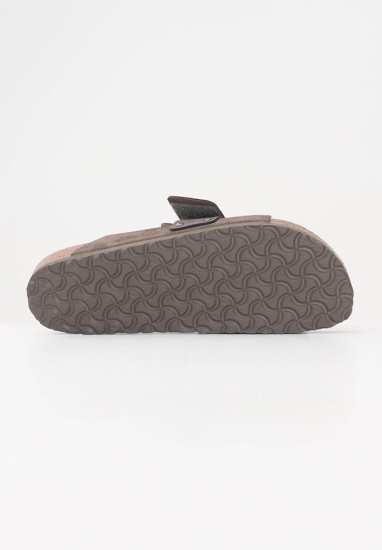 BIRKENSTOCK Ciabatte Kyoto marroni da uomo 1029138 . BIRKENSTOCK 