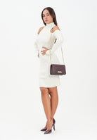 AKEP Abito in maglia panna da donna con omeri scoperti VSKD11036 V3 AKEP 