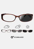 OS SUNGLASSES Occhiali da sole marroni da donna modello Victoria Photochromic OS2061 C04 OS SUNGLASSES 