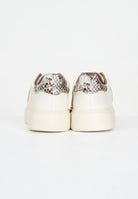 BLAUER Sneakers panna da donna con logo e inserto pitonato F5VENUS01PYT CREPYT BLAUER 