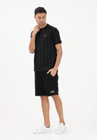 EA7 Shorts sportivo nero da uomo con logo 8NPS65PJVRZ 1200 EA7 