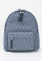 CALVIN KLEIN Zaino blu da uomo in tessuto jacquard con monogramma LV04G3116G K6B CALVIN KLEIN 