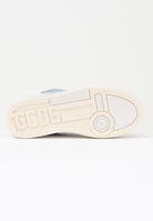 GCDS Sneakers panna da uomo con inserti in denim chiaro GCU1011 460 GCDS 