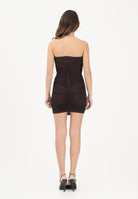 ELISABETTA FRANCI Abito corto marrone da donna in jersey crêpe AB90861E2 EV9 ELISABETTA FRANCHI 