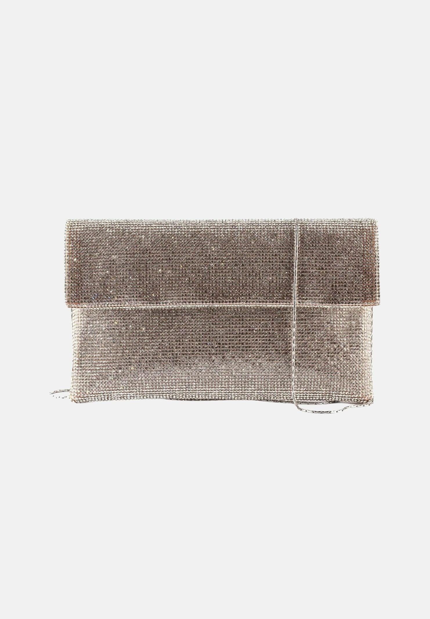 TWENTY FOURHAITCH Pochette cipria da donna rivestita da micro strass BAG0006262P CI TWENTY FOURHAITCH 