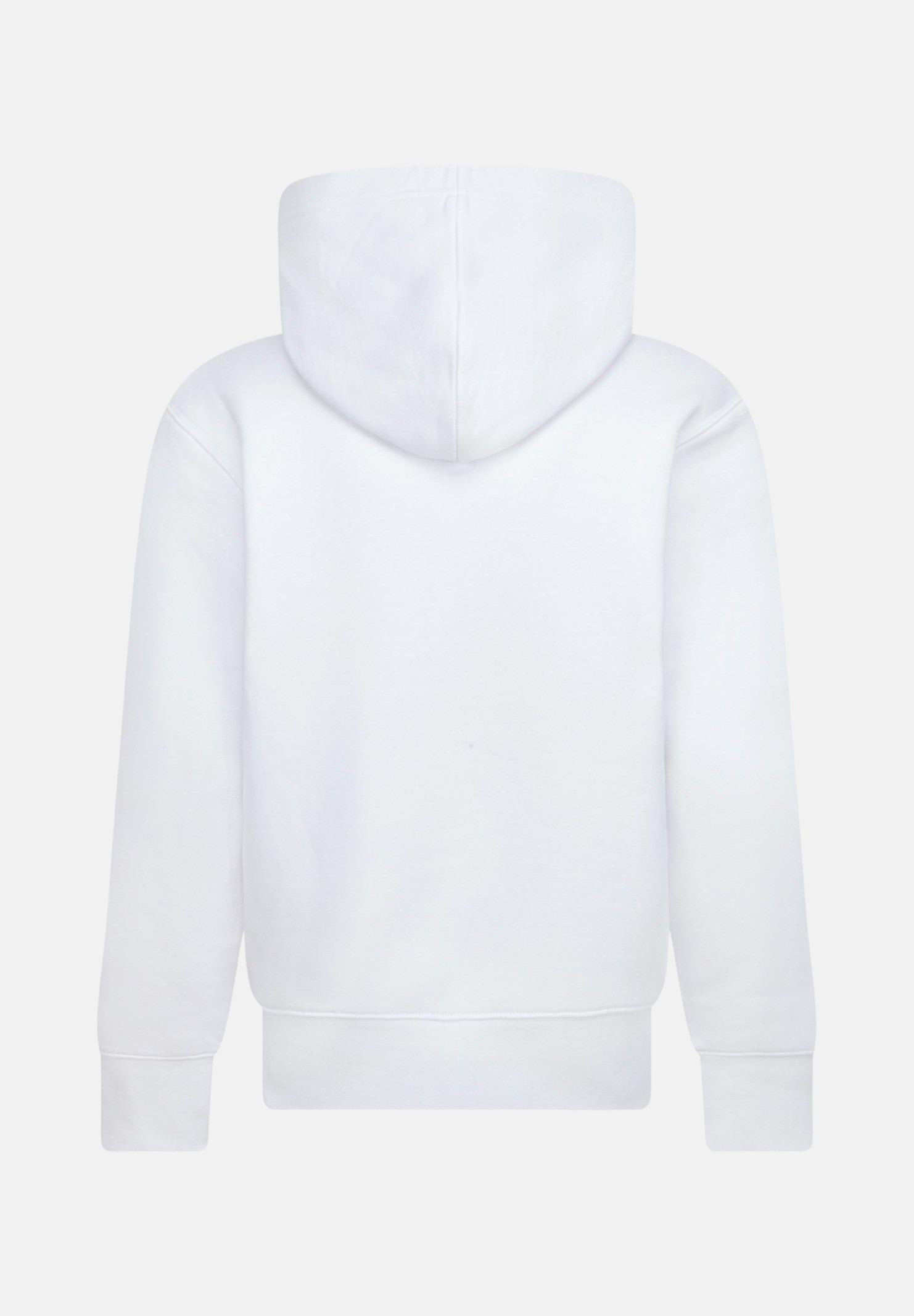 JORDAN Felpa con cappuccio Brooklyn bianca per bambino e bambina 95D392 001 JORDAN 