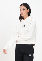 THE NORTH FACE Felpa con cappuccio Essential Crop bianca da donna NF0A89EXQLI1  THE NORTH FACE 