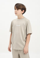 DSQUARED2 T-shirt a manica corta beige per donna, ragazzi e bambini con logo DSQUARED2 DQ2823D004G DQ717 DSQUARED2 