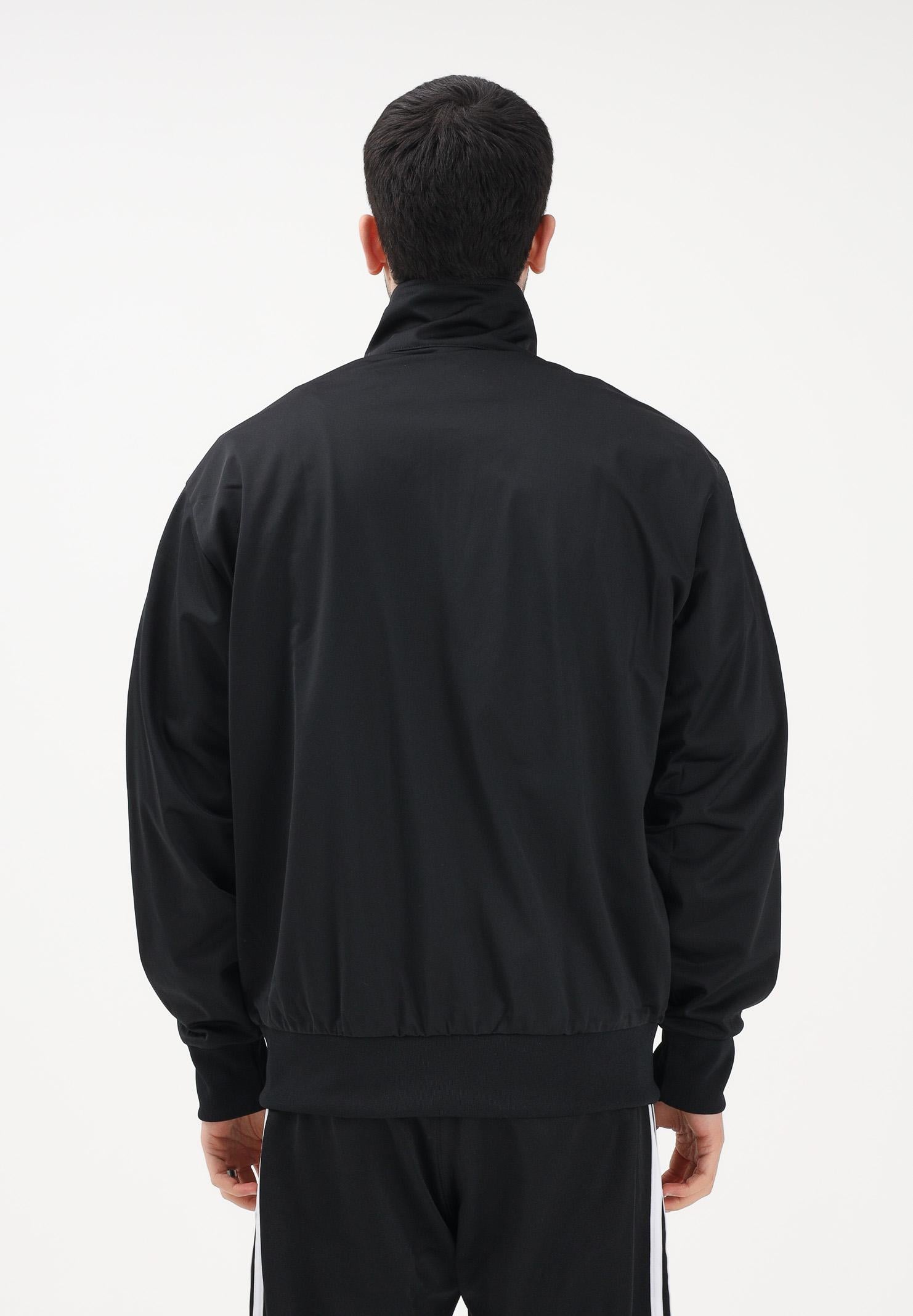 ADIDAS ORIGINALS Felpa con zip FIREBIRD nera da uomo KD8312 . ADIDAS ORIGINALS 