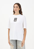 ADIDAS ORIGINALS T-shirt a manica corta Leo Oversize bianca da donna JV7570  ADIDAS ORIGINALS 