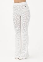 AKEP Pantalone bianco da donna in maglia traforata PTKD13225 V6 AKEP 